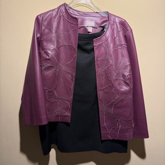 Chico's Jacket Size 1 and Size 10 Skirt - Picture 1 of 3